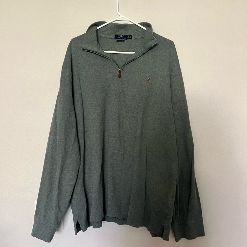 Polo Ralph Lauren Estate Rib Pullover Sweater
Size XXL in sage green